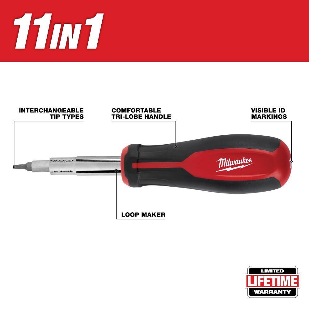 Milwaukee Electrician's Screwdriver, Lineman's Plier & Wire Stripper Hand Tool Kit (3-Piece) 48-22-3097