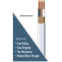 Southwire 125 ft. 6/3 Black Stranded Romex SIMpull CU NM-B W/G Wire 63950002