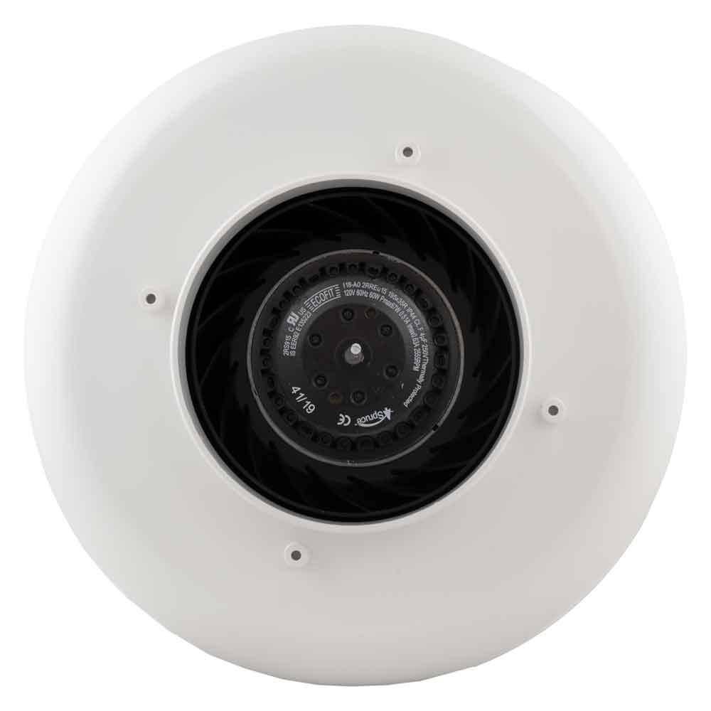 RadonAway RP260C 6 in. Inlet and Outlet Inline Radon Fan in White with 1.3 in. Maximum Operating Pressure 23032-1