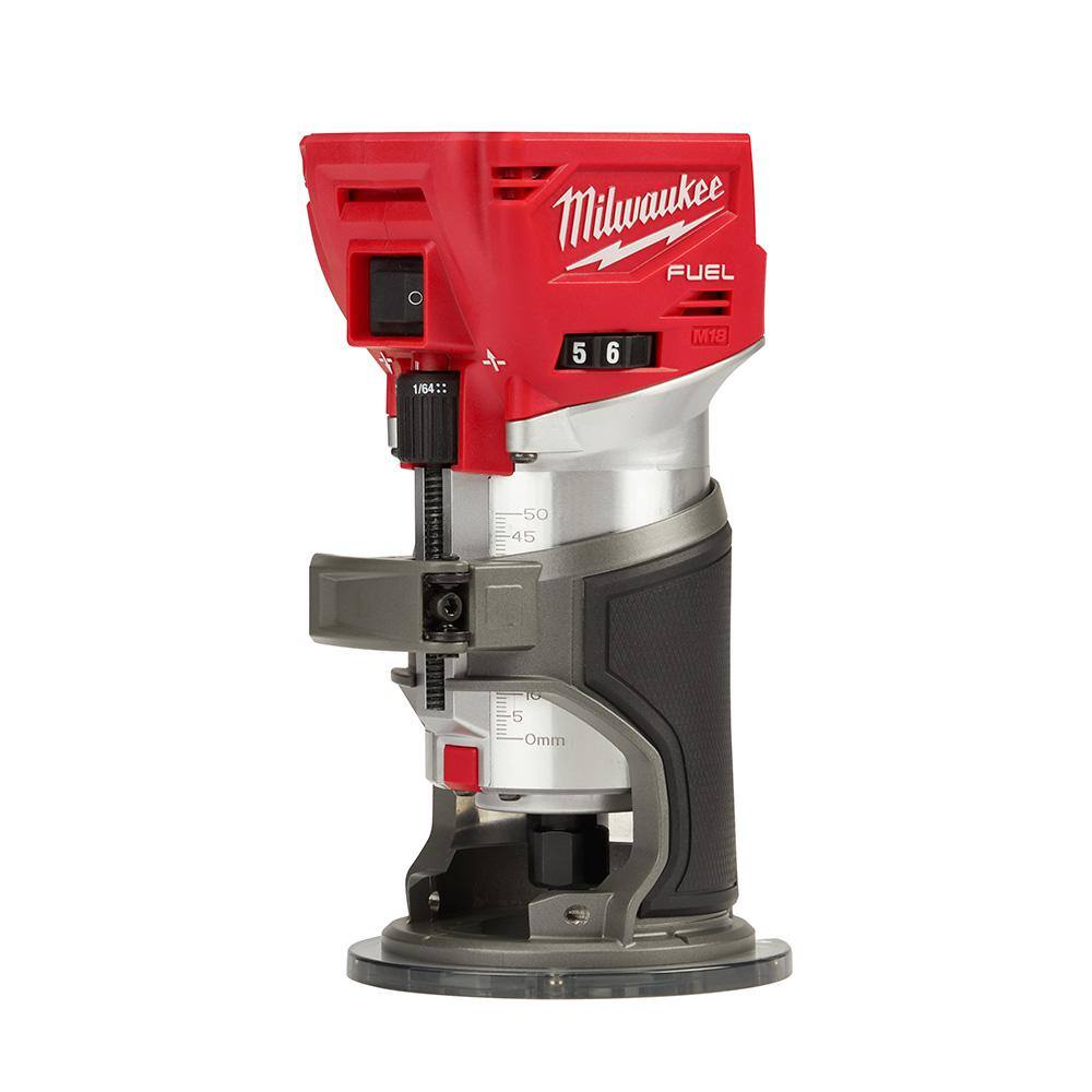 Milwaukee M18 FUEL 18V Lithium-Ion Brushless Cordless Compact Router with M18 5.0 Ah Battery 2723-20-48-11-1850