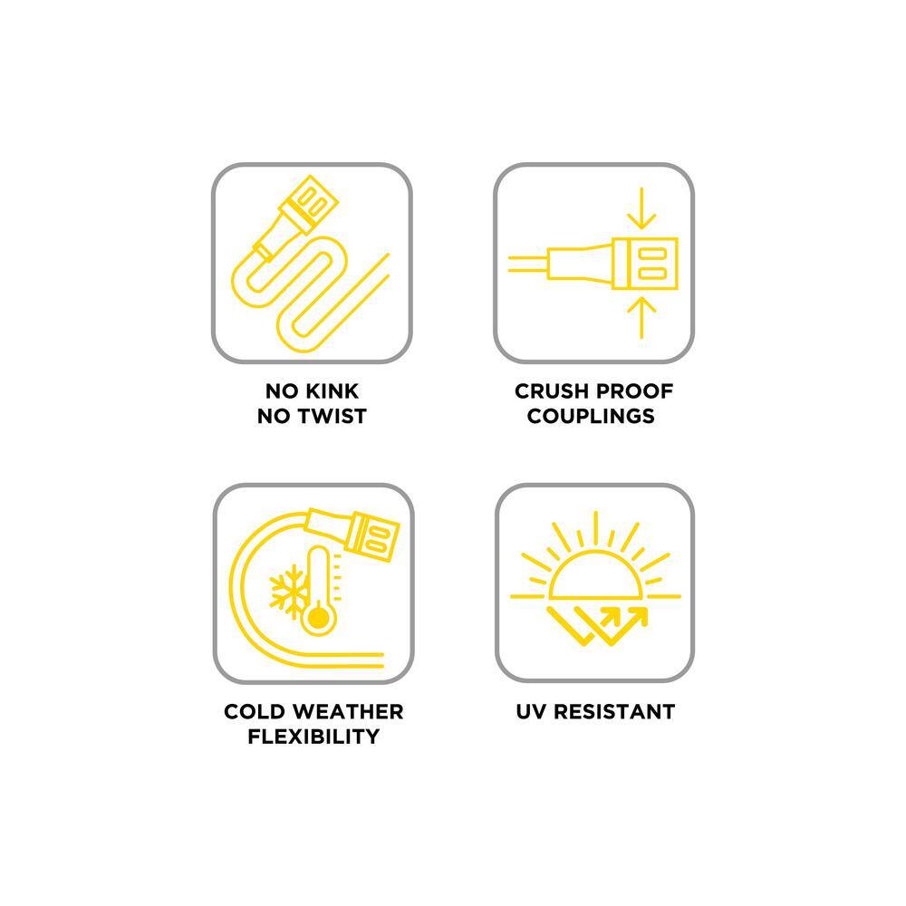 Gorilla ToughLite 5/8 in. x 100 ft. Heavy Duty Garden Hose HYB55800