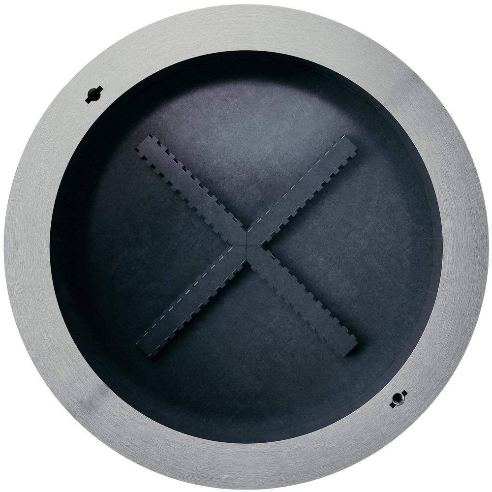 Breeo X Series 30 Smokeless Fire Pit-Heavy-Gauge Steel Material-Compatible with Cooking and Grilling-Stainless Steel BR-X30S