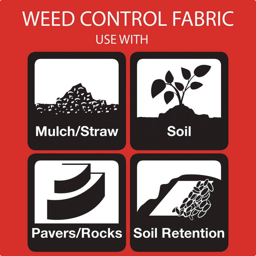 DeWitt P3 3 ft. x 250 ft. 5 oz. Pro 5 Commercial Landscape Weed Barrier Fabric (2-Pack) 2 x DWT-P3