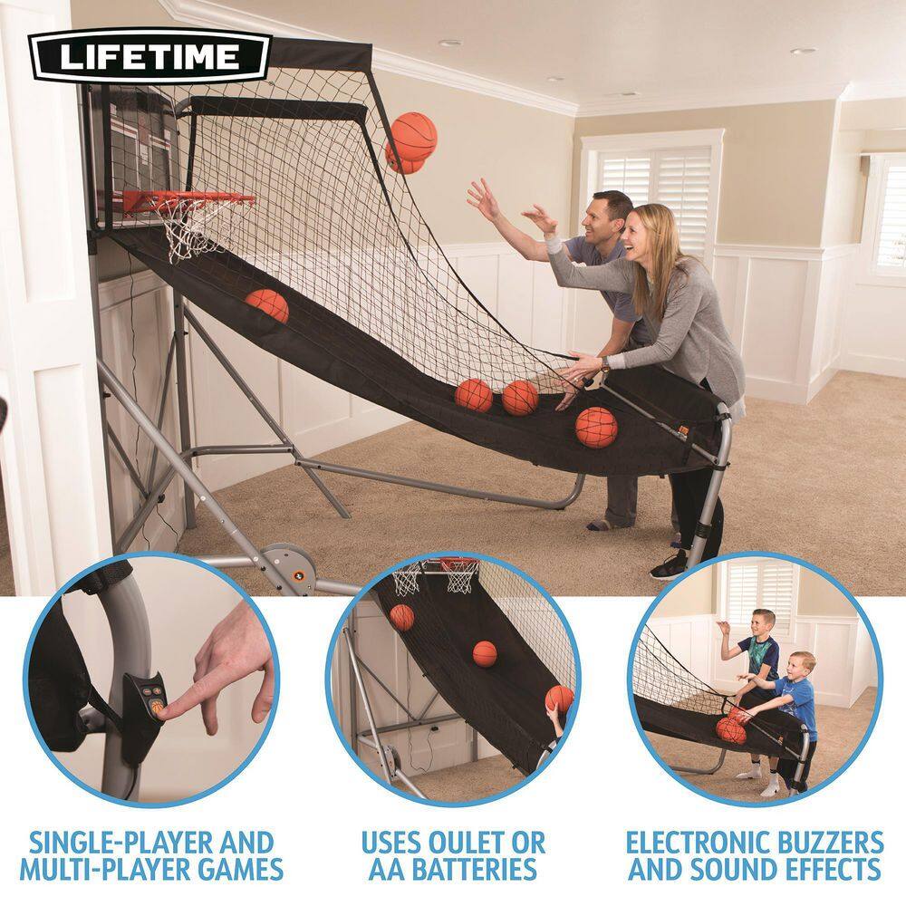 Lifetime Double Shot Basketball Arcade System 90648