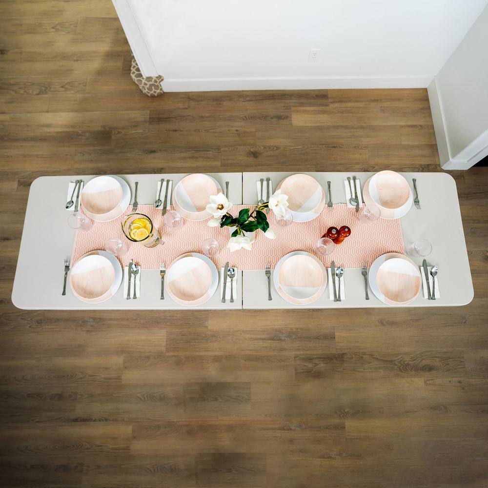 Lifetime 8 ft. Fold-in-Half Table Almond 80732