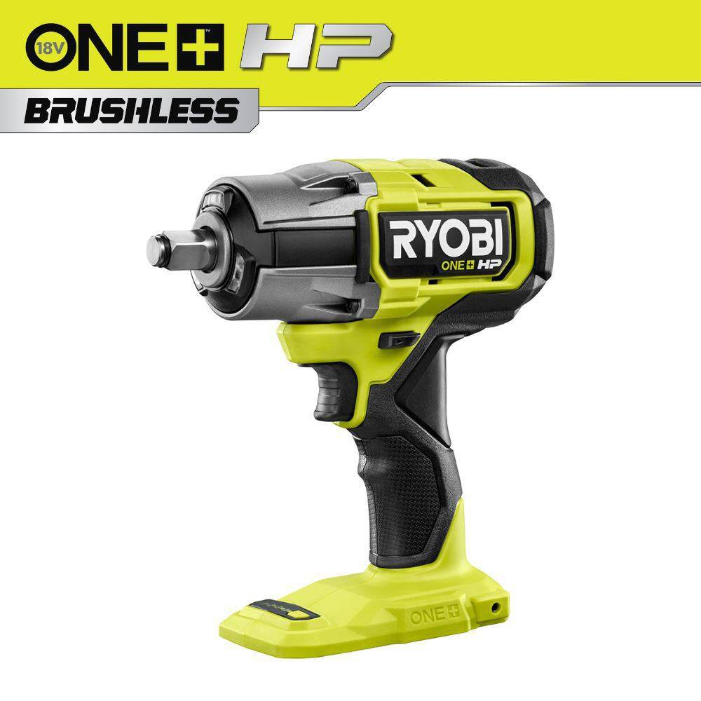 RYOBI ONE+ HP 18V Brushless Cordless 4-Mode 1/2 in. Impact Wrench (Tool Only) P262