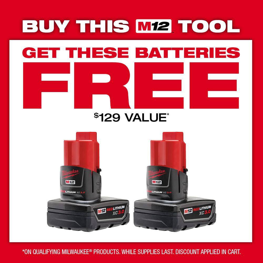 Milwaukee M12 12V Cordless Brushless Pruner Shears Kit W/ 2.0 Ah Battery & Charger 2534-21