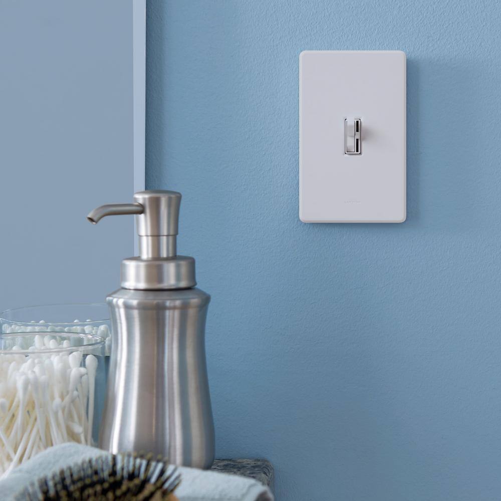 Lutron Toggler LED+ Dimmer Switch for Dimmable LEDs, White, Klein 11-in-1 Multi Bit Screwdriver and Nut Driver (TGCL-6PKR-KSD) TGCL-6PKR-KSD