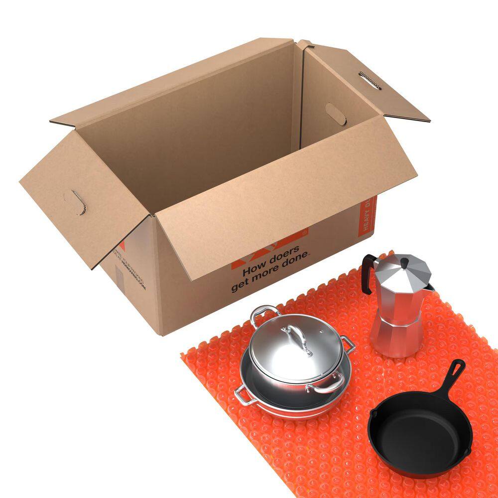 The Home Depot 26 in. L x 16 in. W x 15 in. D Heavy-Duty Large Moving Shipping and Packing Box with Handles (30-Pack) HDLRGBOX30