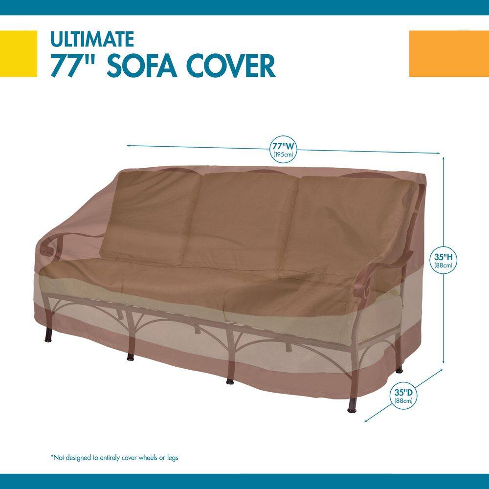 Classic Accessories Duck Covers Ultimate 77 in. W Patio Sofa Cover USO793735