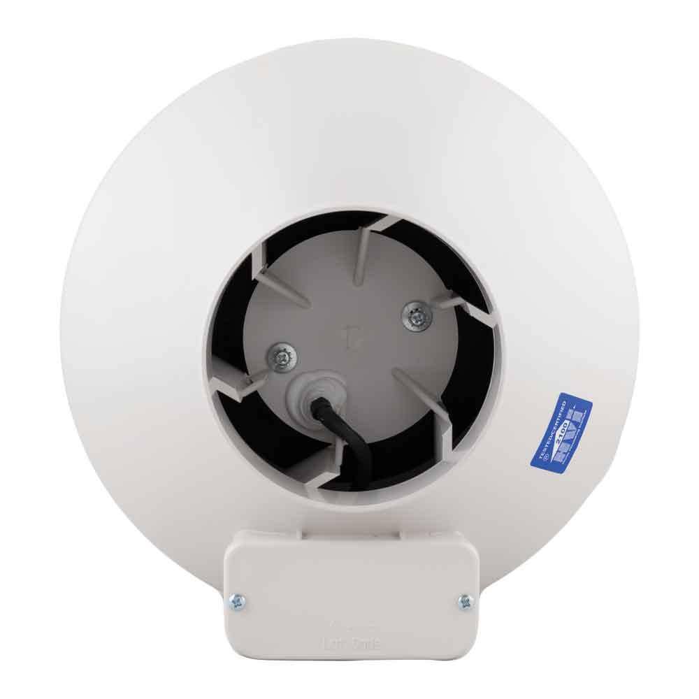 RadonAway RP140C 4 in. Inlet and Outlet Inline Radon Fan in White with 0.7 in. Maximum Operating Pressure 23029-1