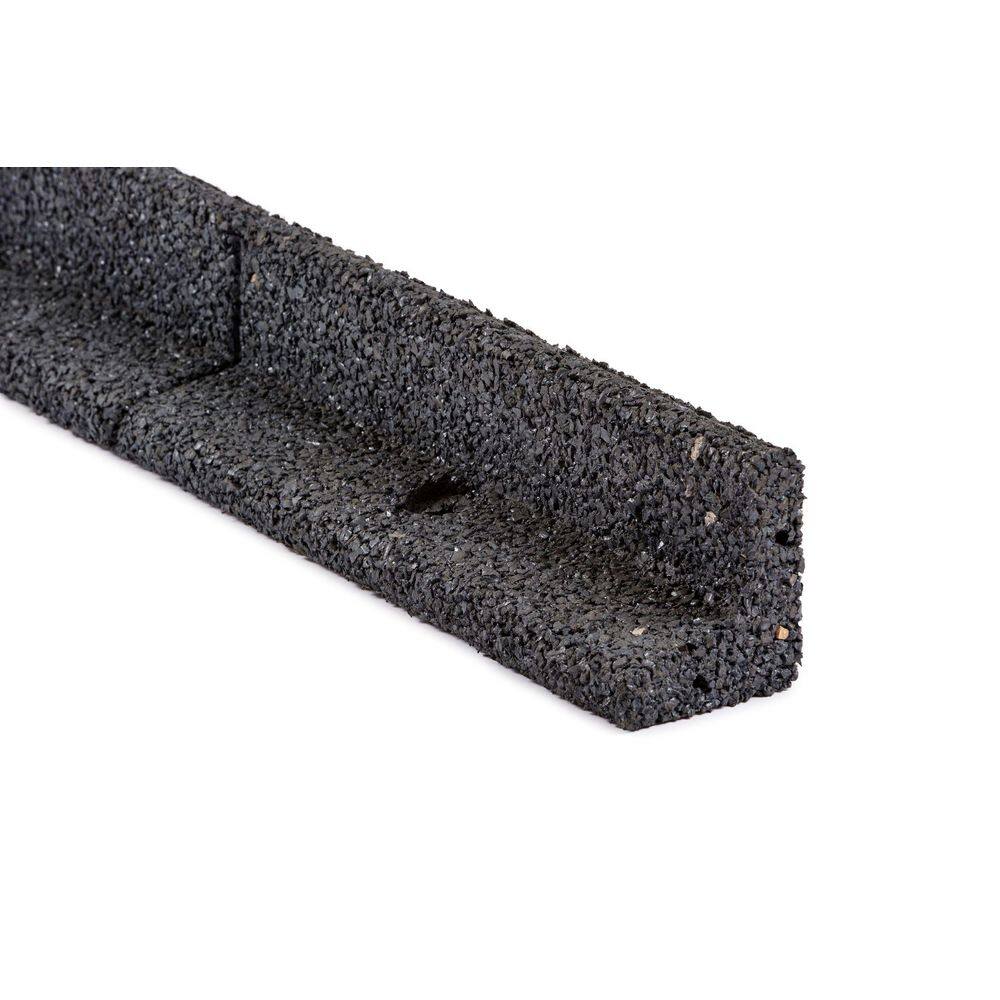 Vigoro EcoBorder 4 ft. Grey Rubber Landscape Edging (48-Count/Pallet) ECOBRD GY 48
