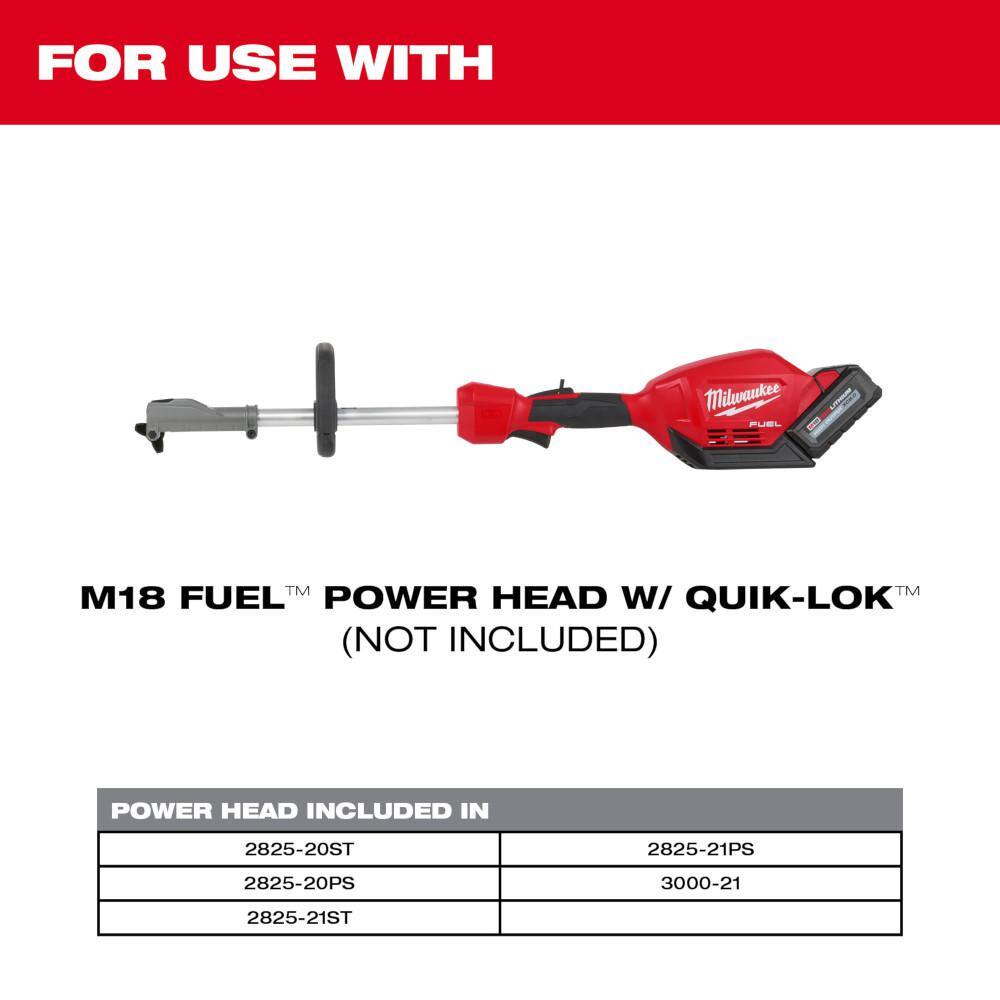 Milwaukee M18 FUEL 8 in. Edger Attachment for Milwaukee QUIK-LOK Attachment System 49-16-2718
