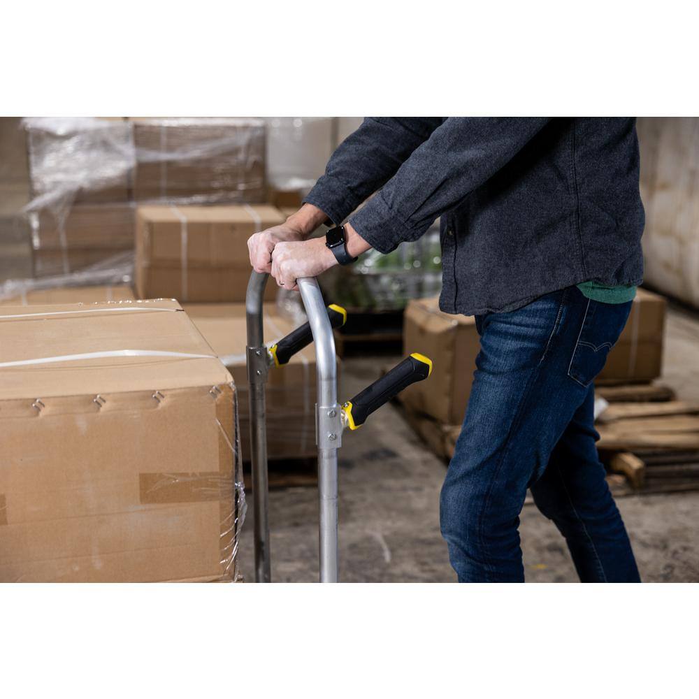 Gorilla 1,000 lbs. Capacity Convertible All Aluminum Hand Truck with Multi-Grip Power Handle, Wide Load Toe Plate Technology GHA2-10