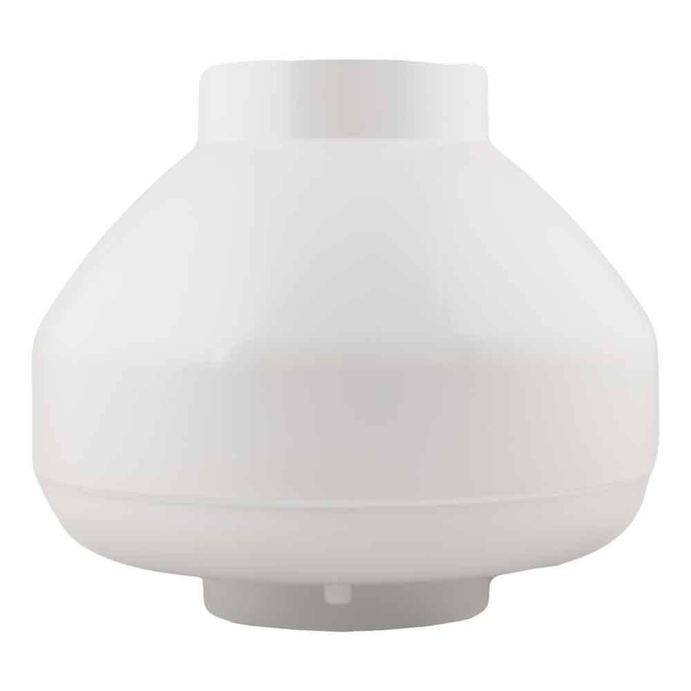 RadonAway RP140C 4 in. Inlet and Outlet Inline Radon Fan in White with 0.7 in. Maximum Operating Pressure 23029-1