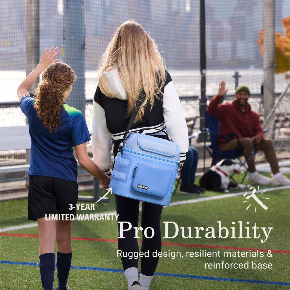 Coleman Pro 15.7 qt. (24-Can) Soft Cooler in Blue Sky 2214182