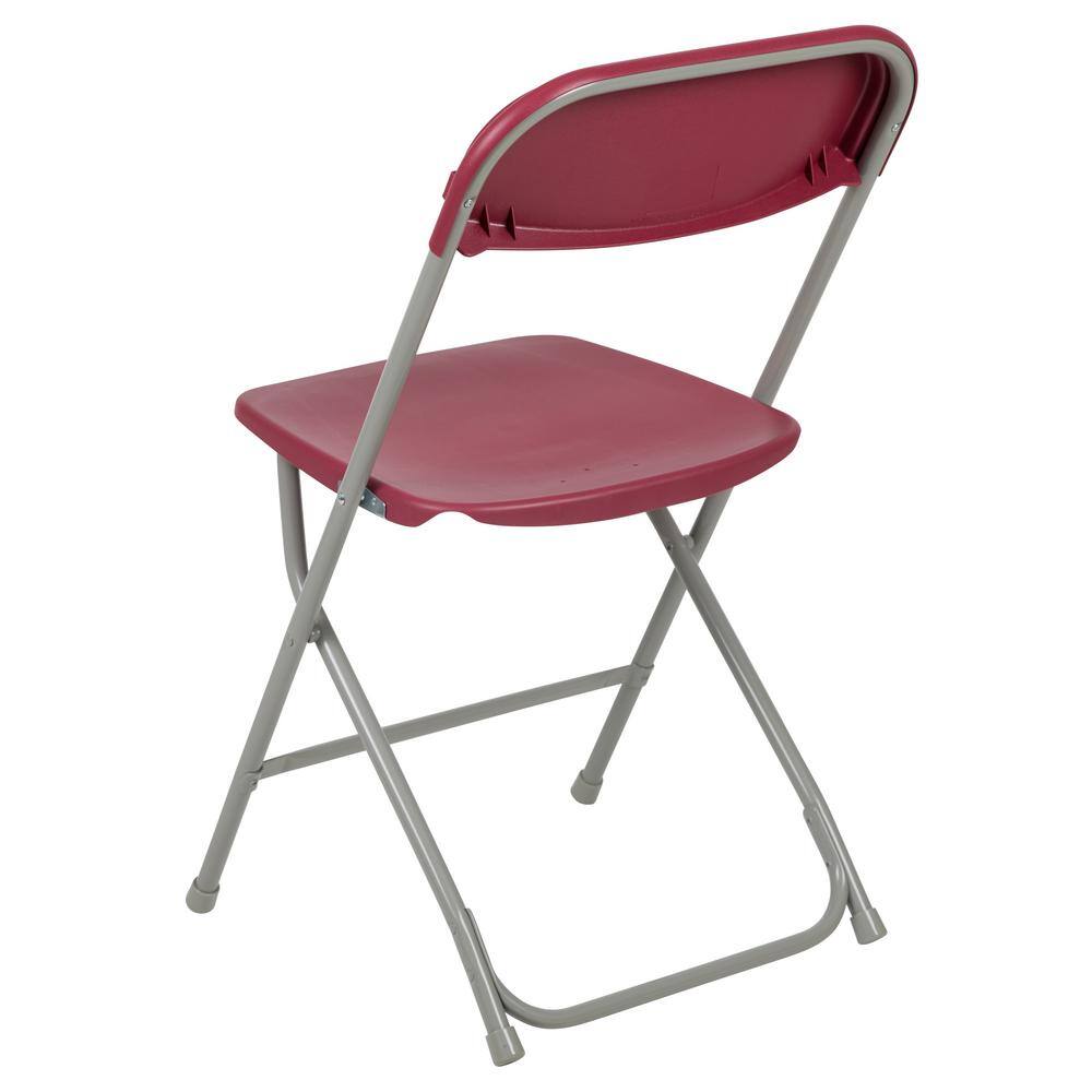 Carnegy Avenue Red Metal Folding Chairs CGA-LE-487297-RE-HD