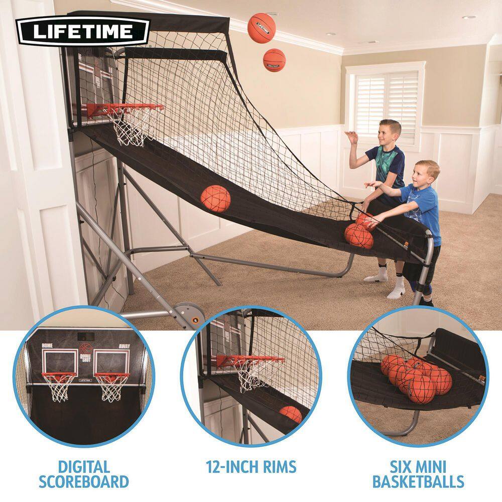 Lifetime Double Shot Basketball Arcade System 90648