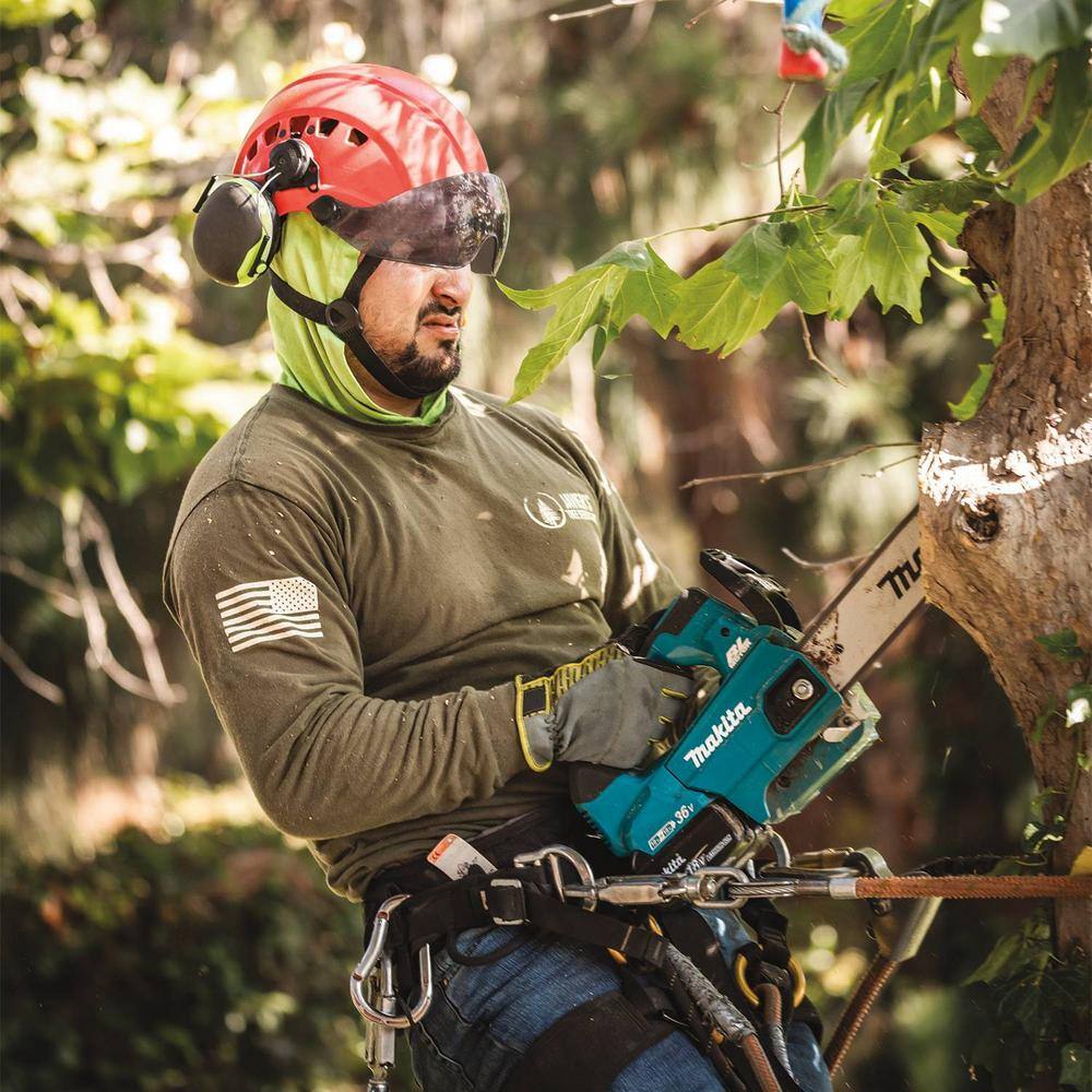 Makita LXT 16 in. 18V X2 (36V) Lithium-Ion Brushless Top Handle Chain Saw Kit 5.0Ah with 18V LXT Battery Pack 5.0Ah(2-Pk) XCU09PTBL1850B2