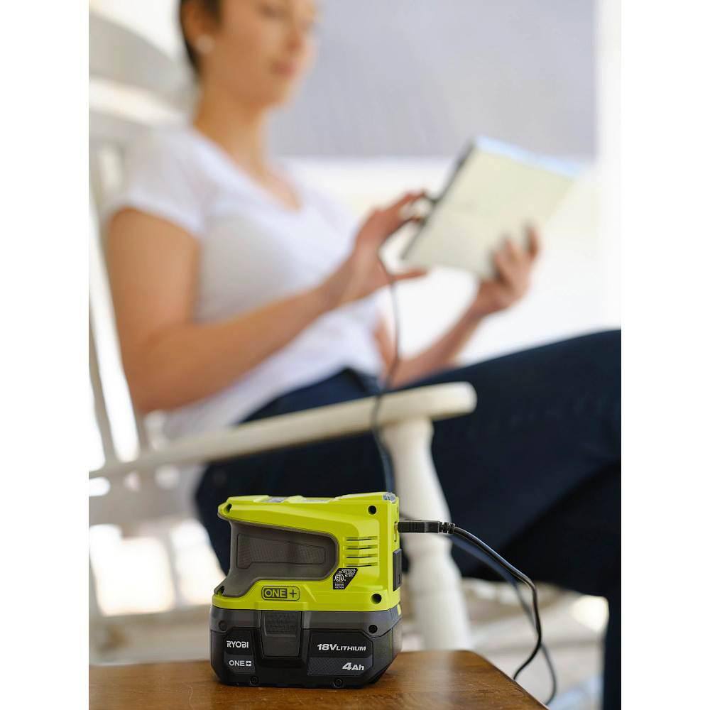 RYOBI ONE+ 18V Lithium-Ion 4.0 Ah Compact Battery (2-Pack) and Charger Kit with 4.0 Ah Battery (2-Pack) PSK006-PBP2005