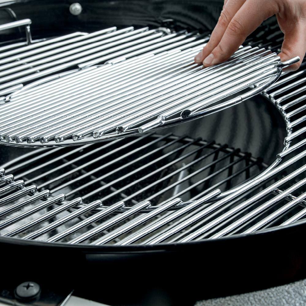 Weber Performer Deluxe 22 in. Charcoal Grill in Black with Touch-N-Go Gas Ignition 15501001