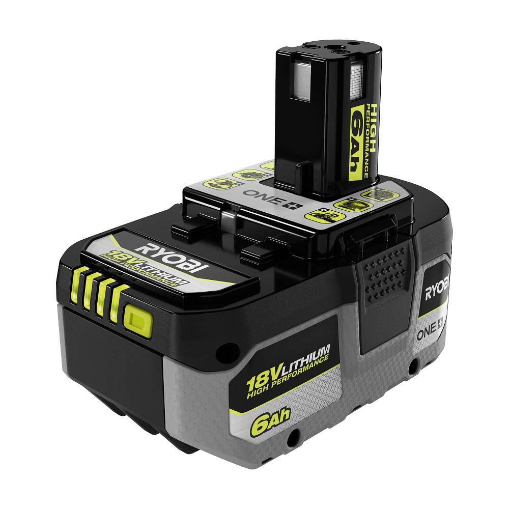 RYOBI ONE+ 18V HIGH PERFORMANCE Lithium-Ion (2) 4.0 Ah and (2) 6.0 Ah Batteries with (2) 4.0 Ah Lithium-Ion Batteries PBP2004-PBP2007-PBP2005