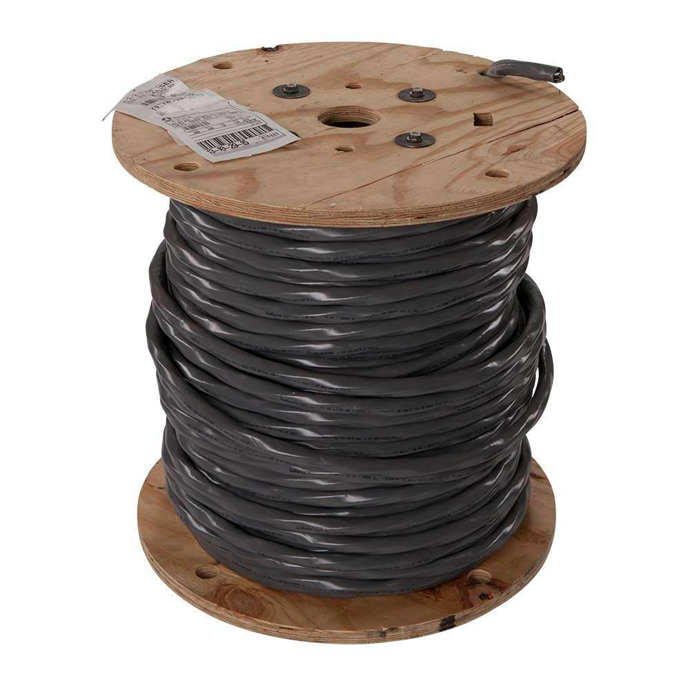 Southwire 500 ft. 2-2-2-4 Gray Stranded AL SER Cable 13102915
