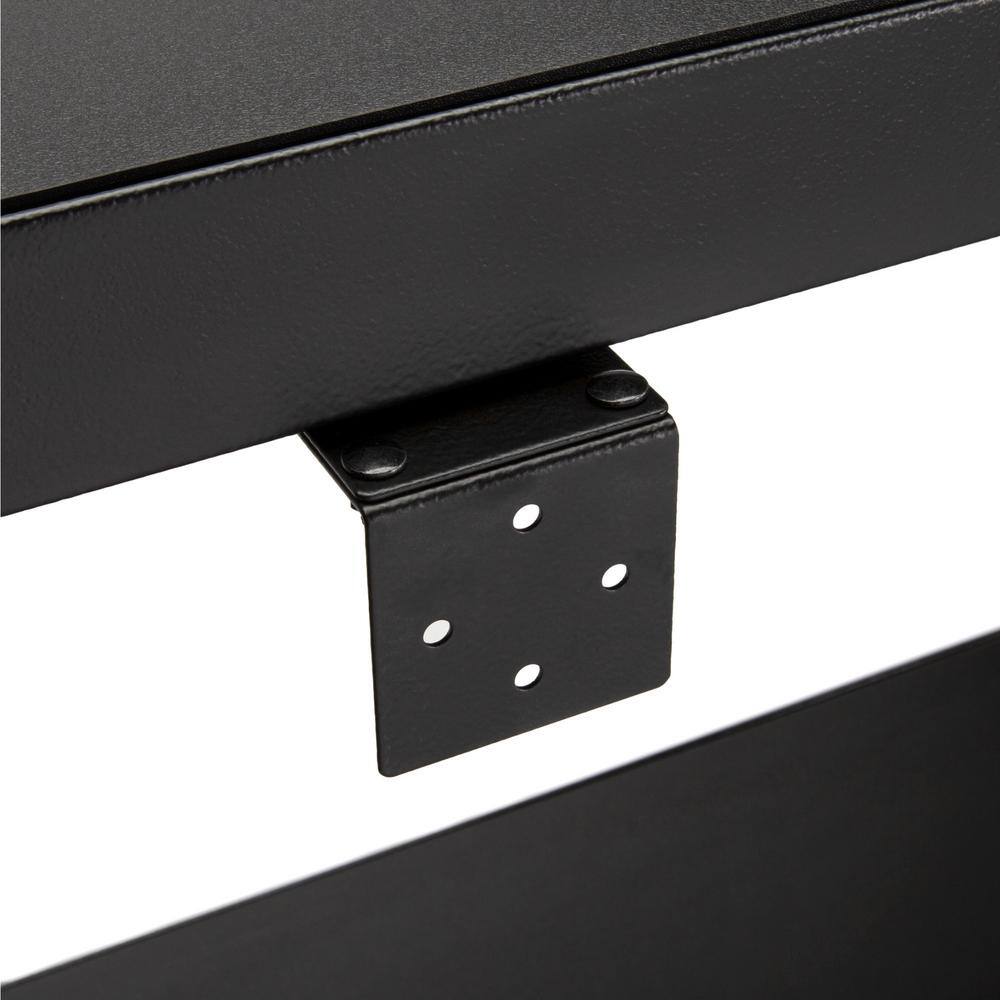 DEWALT 3-Tier Steel Garage Storage Shelving Unit Black (50 in. W x 48 in. H x 18 in. D) DXST4500BLK