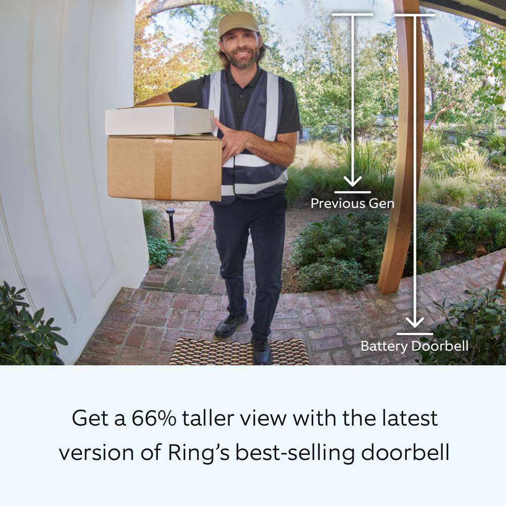 Ring Ring Starter Set with Battery Doorbell and Indoor Cam B0CZVXB3XT