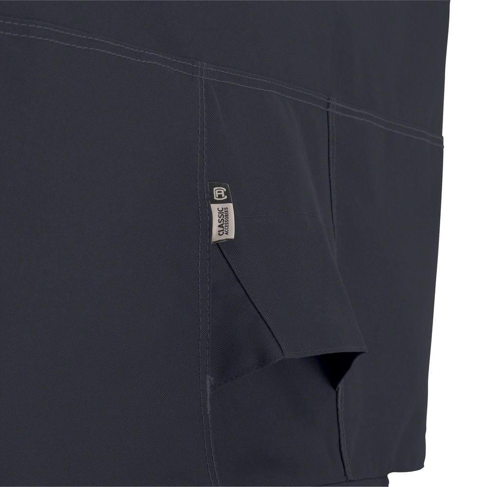 Classic Accessories Ravenna 72 in. L x 26 in. D x 51 in. H BBQ Grill Cover in Black 55-393-060401-EC