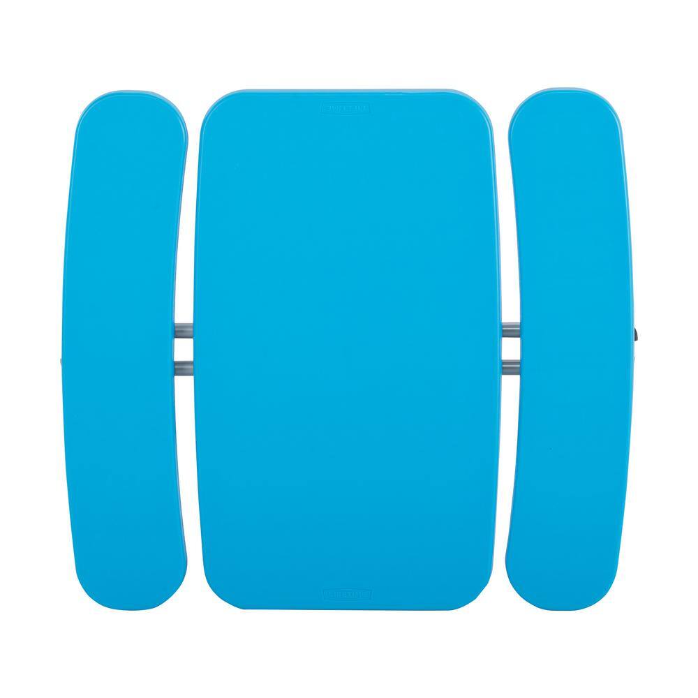 Lifetime 35.4 in. Blue Rectangle Steel and Resin Kids Picnic Table Seats 4 260261