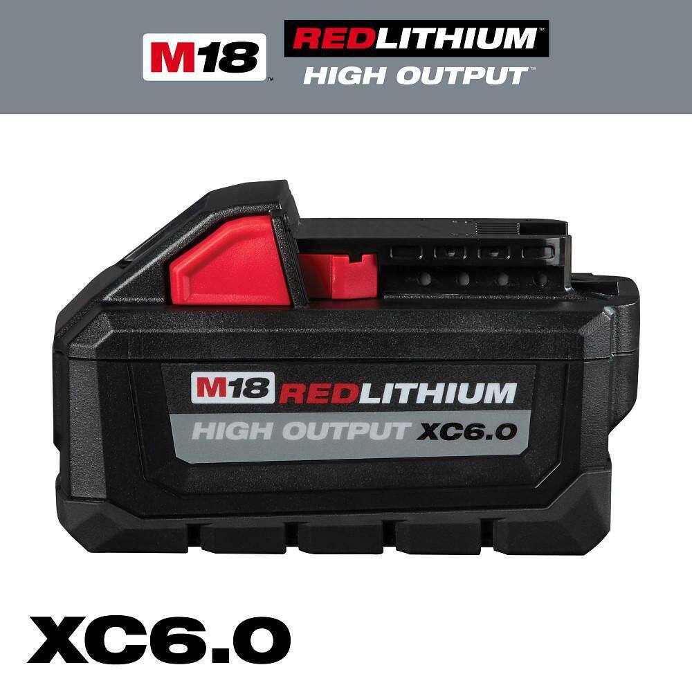 Milwaukee M18 18-Volt Lithium-Ion High Output Battery Pack 6.0Ah 48-11-1865