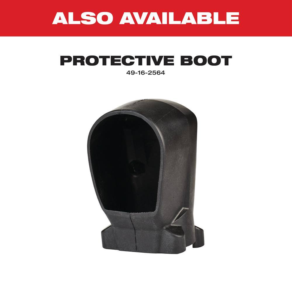 Milwaukee M12 FUEL 12V Lithium-Ion Brushless Cordless 1/2 in. Right Angle Impact Wrench Kit w Two 2.0 Ah Batteries & ROVER Light 2565-22-2367-20