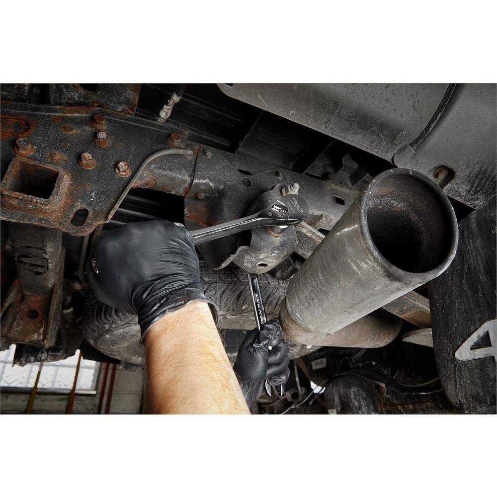 Milwaukee 1/2 in. Drive SAE/Metric Ratchet and Socket Mechanics Tool Set (47-Piece) 48-22-9010