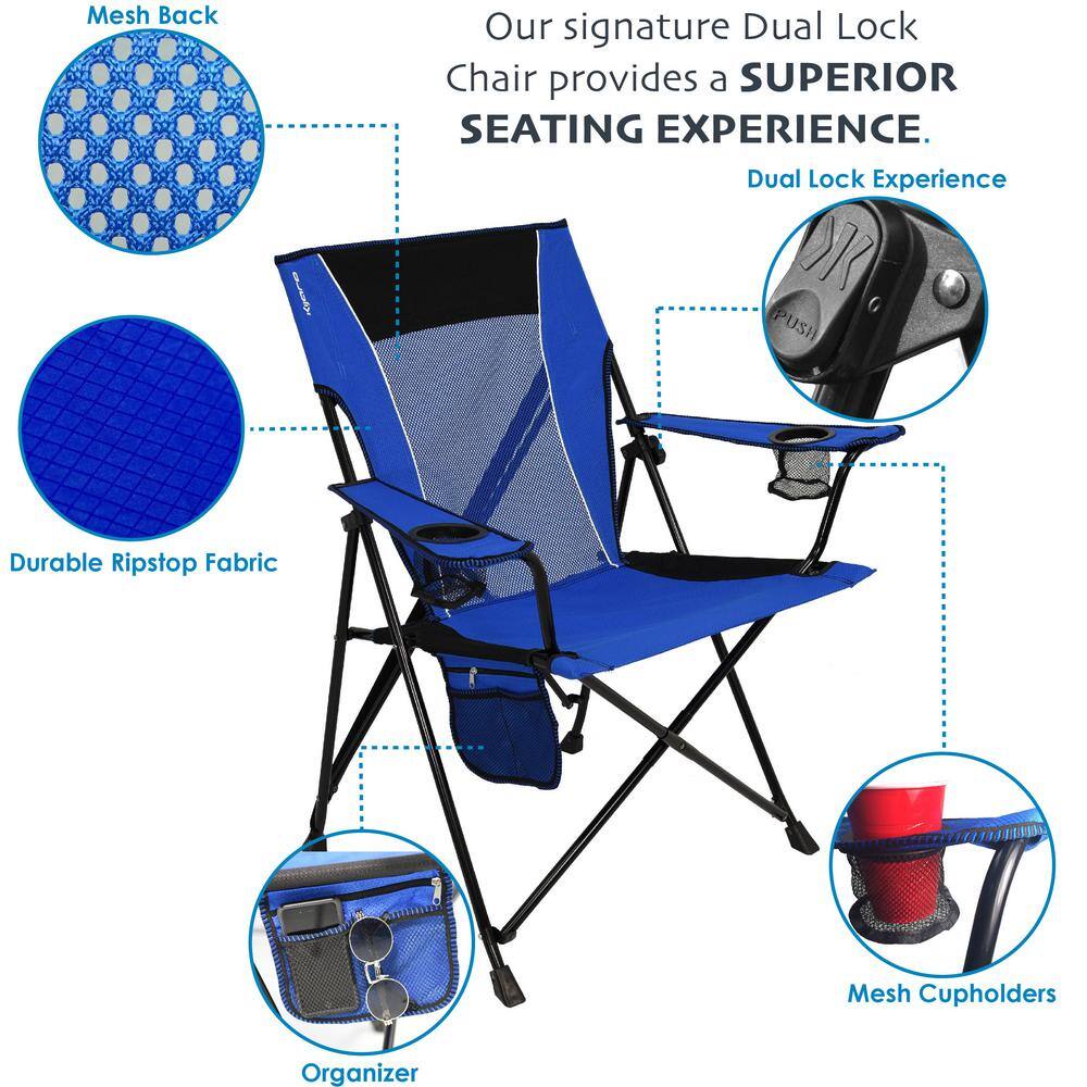 Kijaro Maldives Blue Dual Lock Chair 800681