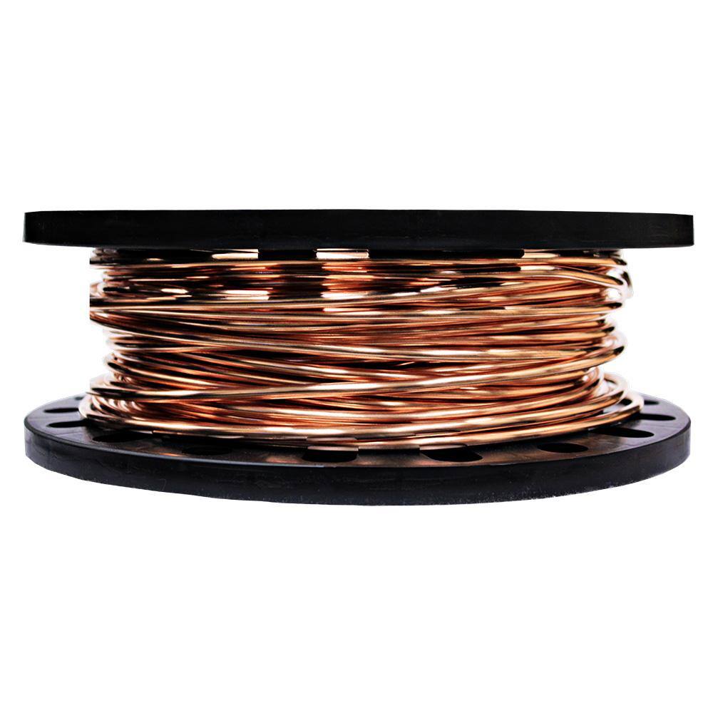 Cerrowire 500 ft. 8-Gauge Solid SD Bare Copper Grounding Wire 050-2000J