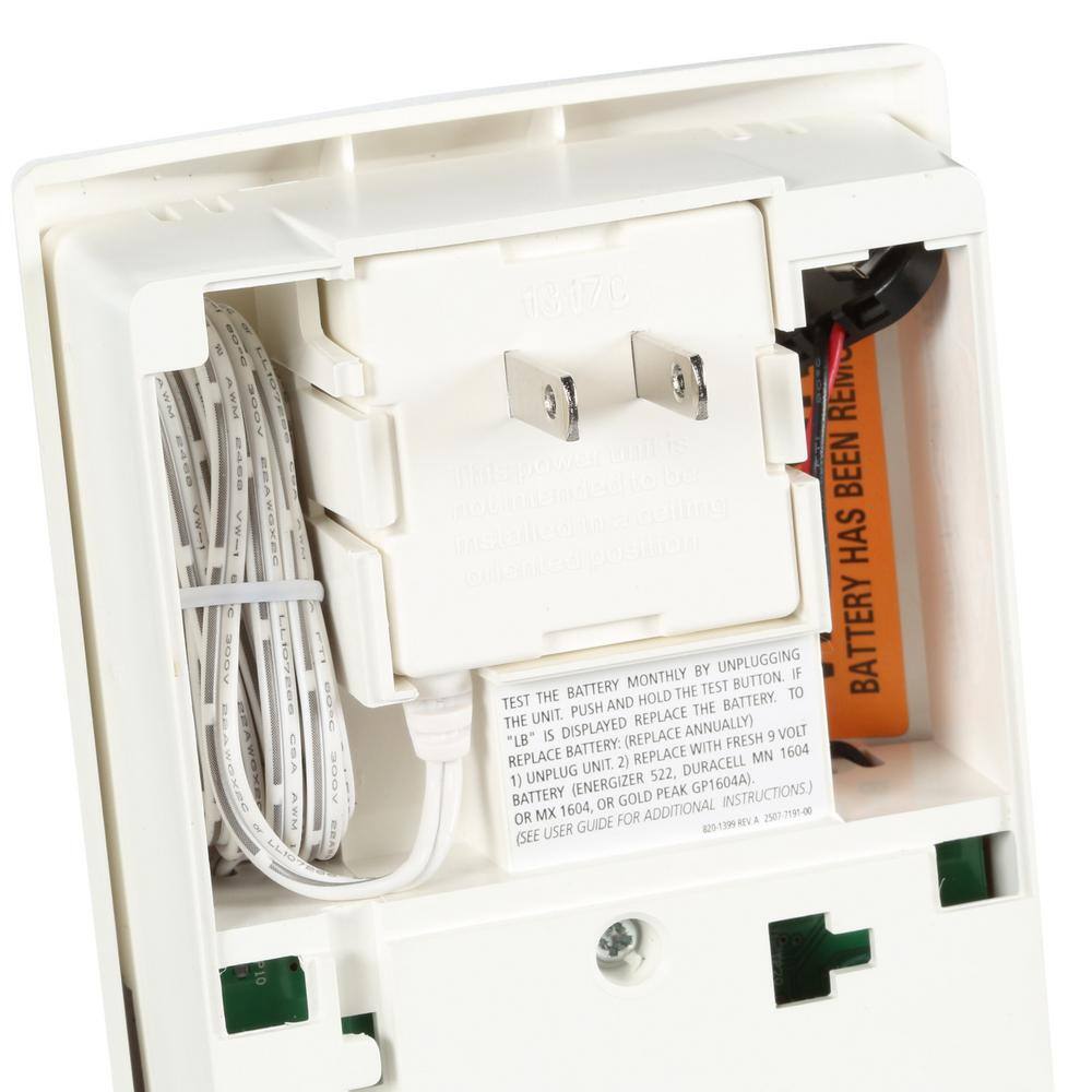 Kidde Firex Plug-in Carbon Monoxide Detector, 9V Battery Backup, Digital Display (6-Pack) 21010620