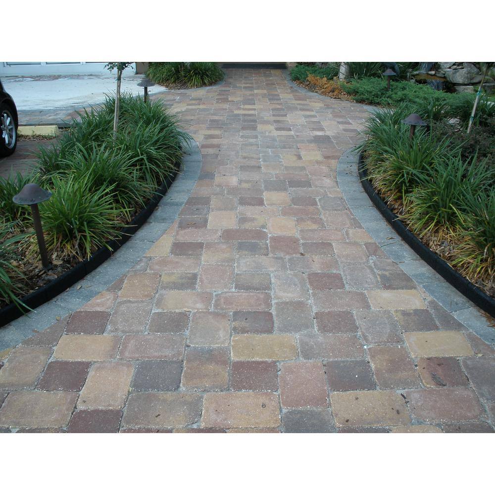 Vigoro EcoBorder 4 ft. Black Rubber Landscape Edging (6-Pack) ECOBRD BLK 6PK