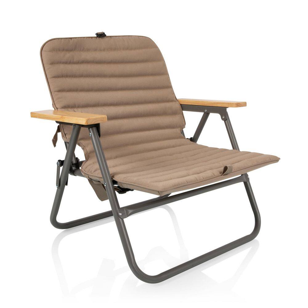 Picnic Time Descanso Padded Beach Chair with Removable Washable Cover 791-01-115-000-0