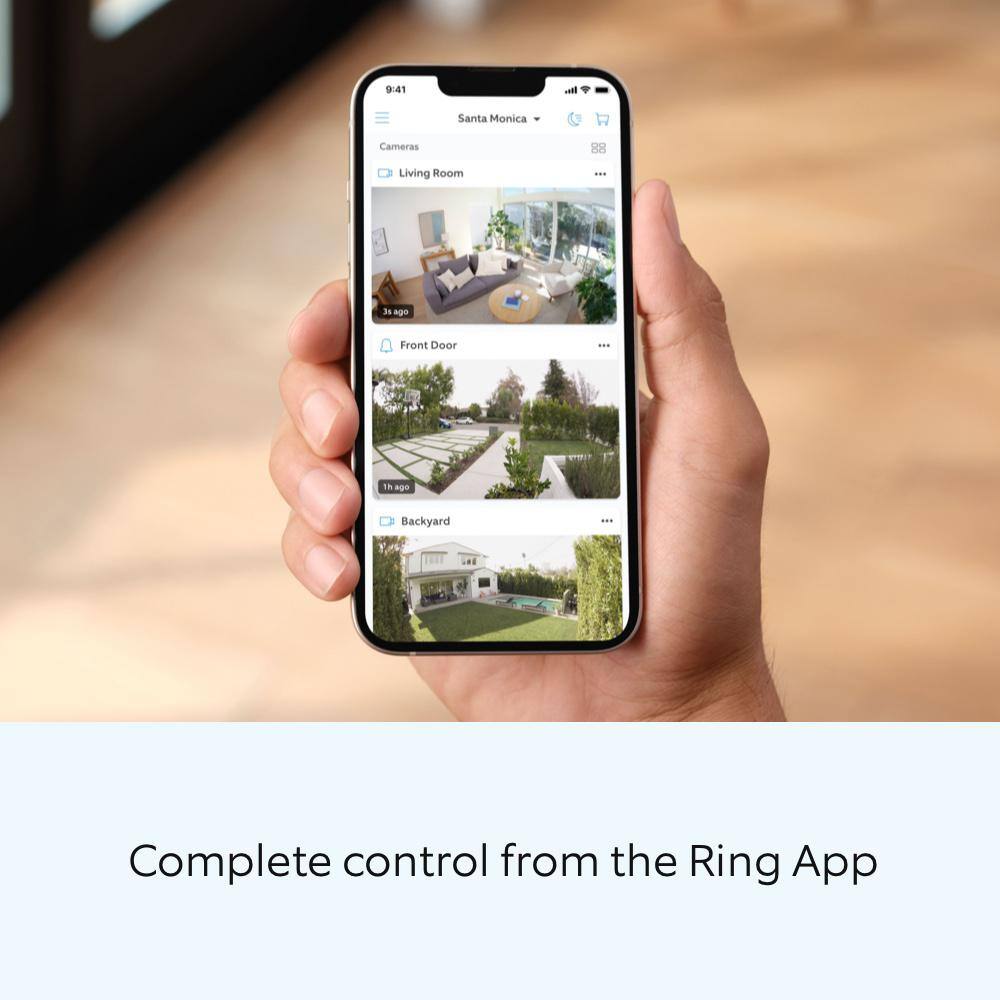 Ring Ring Starter Set with Battery Doorbell and Indoor Cam B0CZVXB3XT