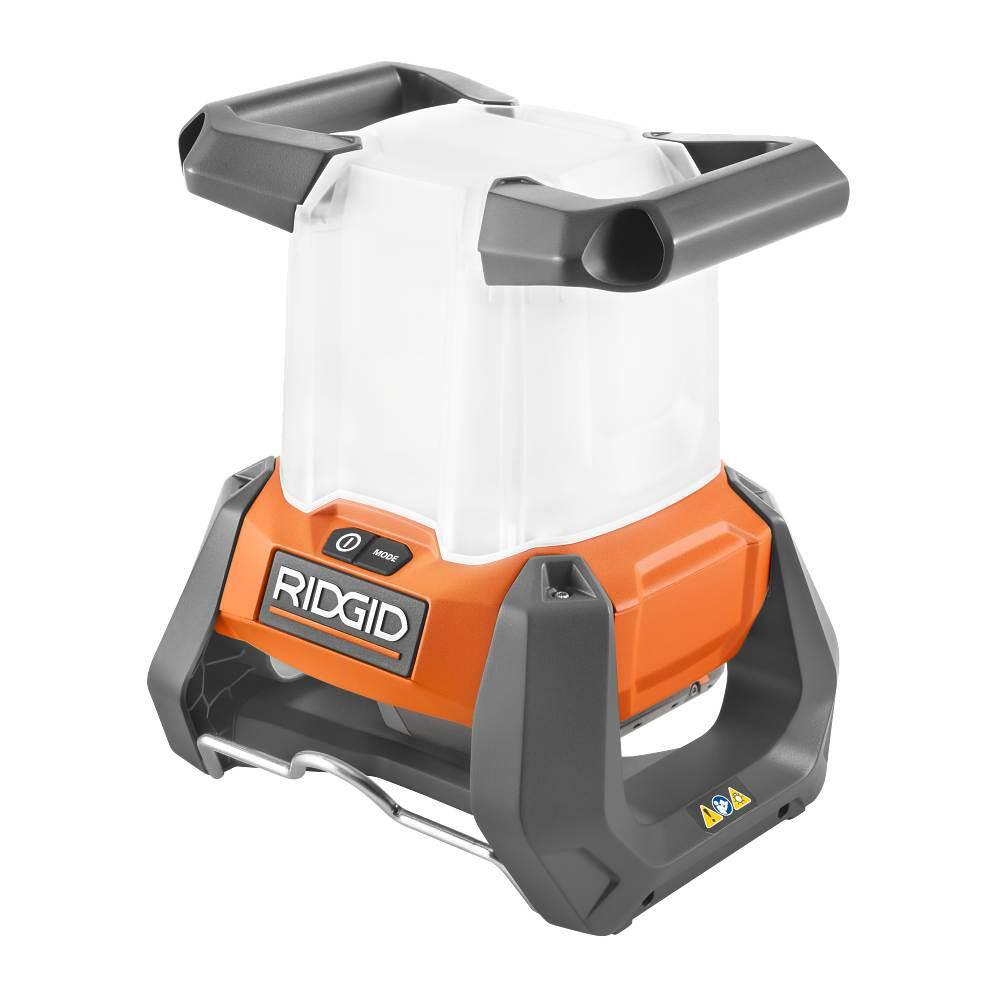 RIDGID 18V Cordless 360° Area Light Kit with (2) 4.0 Ah Batteries and Charger R86903B-AC93044SBN