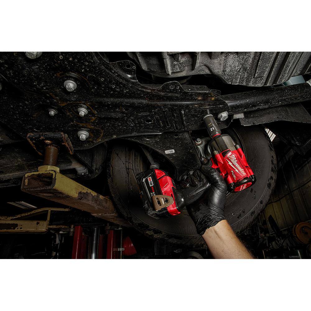 Milwaukee SHOCKWAVE 1/2 in. & 3/8 in. Drive Metric/SAE 6 Point Impact Socket Set (72-Piece) 49-66-7015-49-66-7009