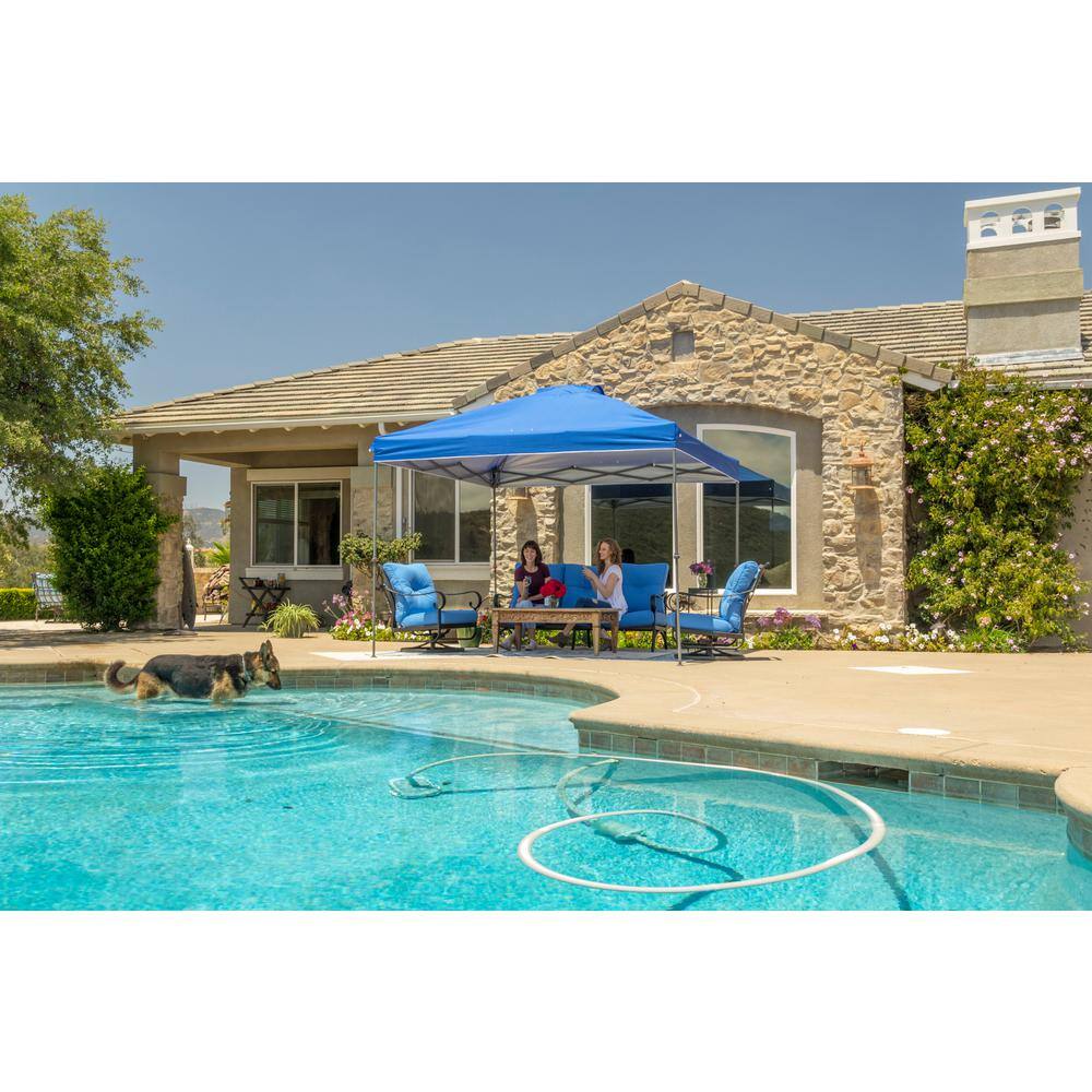 Everbilt 10 ft. x 10 ft. Blue Instant Canopy Pop Up Tent NS CLIA 100-B