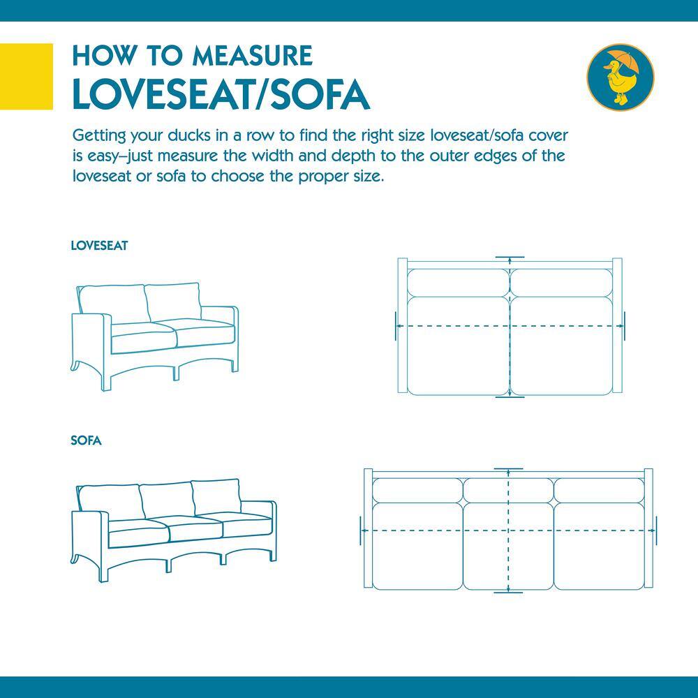 Classic Accessories Duck Covers Ultimate 77 in. W Patio Sofa Cover USO793735