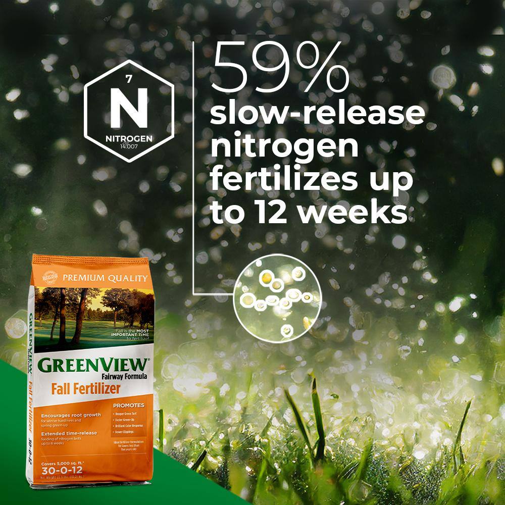 GreenView Fairway Formula 45 lbs. 15,000 sq. ft. Fall Lawn Fertilizer (30-0-12) 2129865