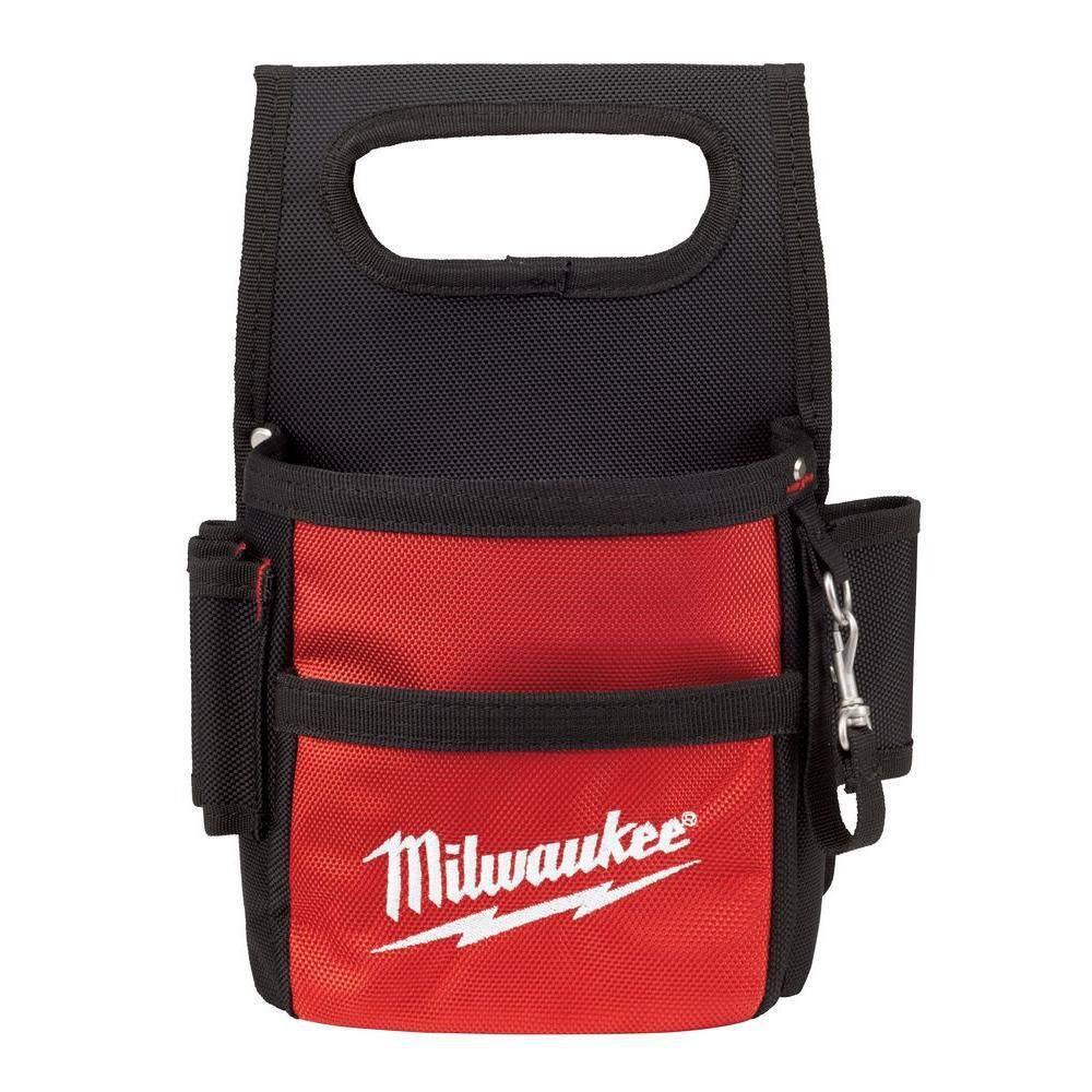 Milwaukee Electricians Tool Pouch With Hand Tool Set (7-Piece) 48-22-8111-48-22-2706-48-22-6109