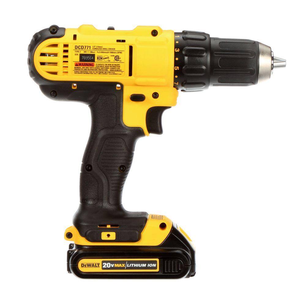 DEWALT 20V MAX Cordless 4 Tool Combo Kit with (2) 20V 1.5Ah Batteries and Charger DCK444C2