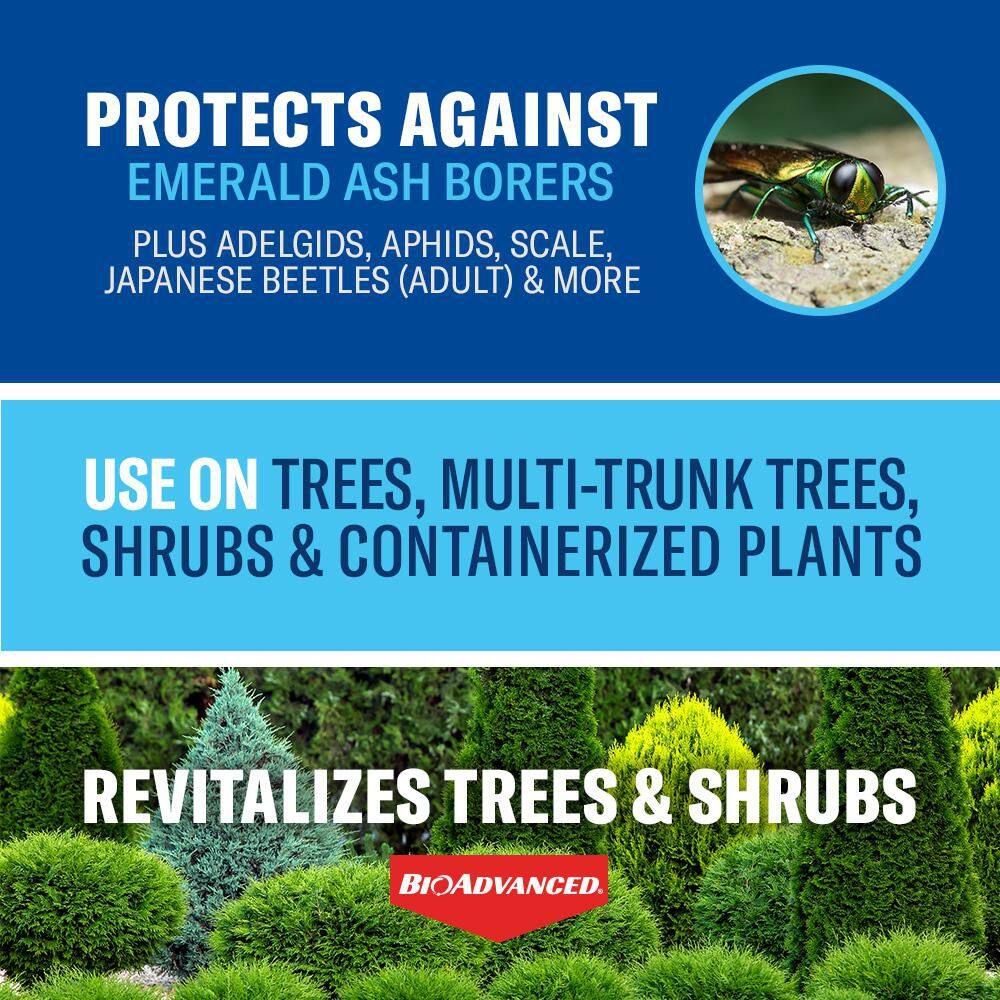 BIOADVANCED 1 Gal. Concentrate Tree and Shrub Protect with Feed Insect Killer 701915