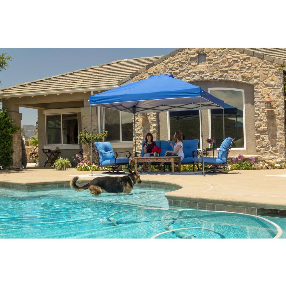 Everbilt 10 ft. x 10 ft. Blue Instant Canopy Pop Up Tent NS CLIA 100-B