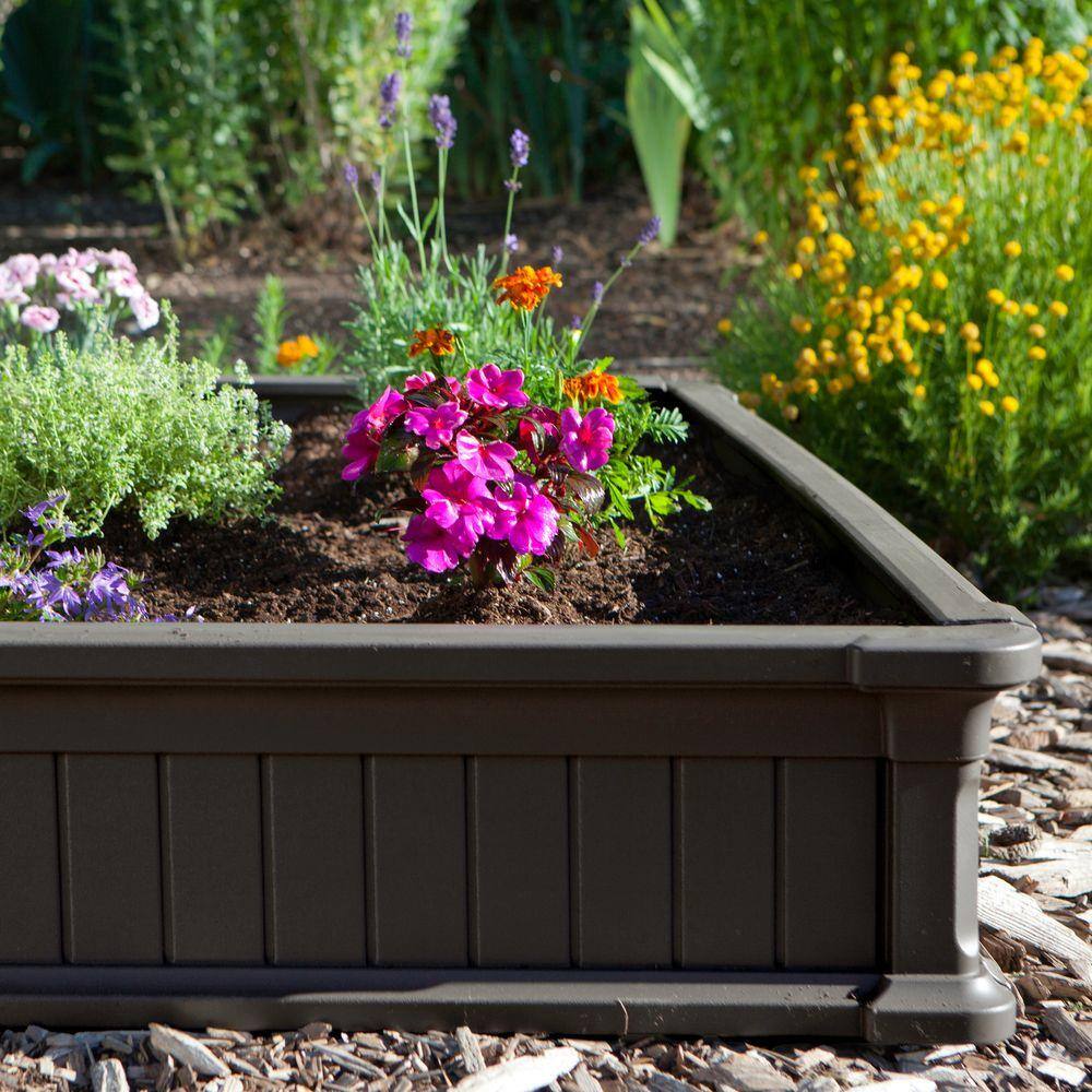 Lifetime 4 ft. x 4 ft. Raised Garden Bed (3-Pack) 60069